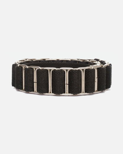 Helmut Lang AW98 Chain Canvas Belt black