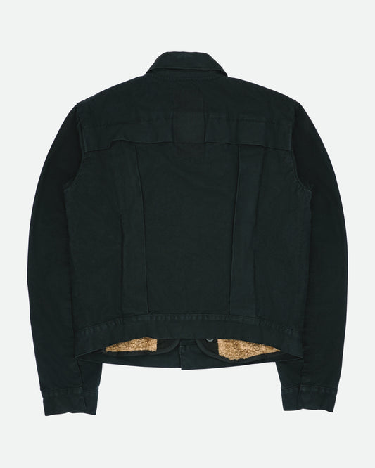 Rick Owens SLAB Sherpa-Lined Denim Jacket