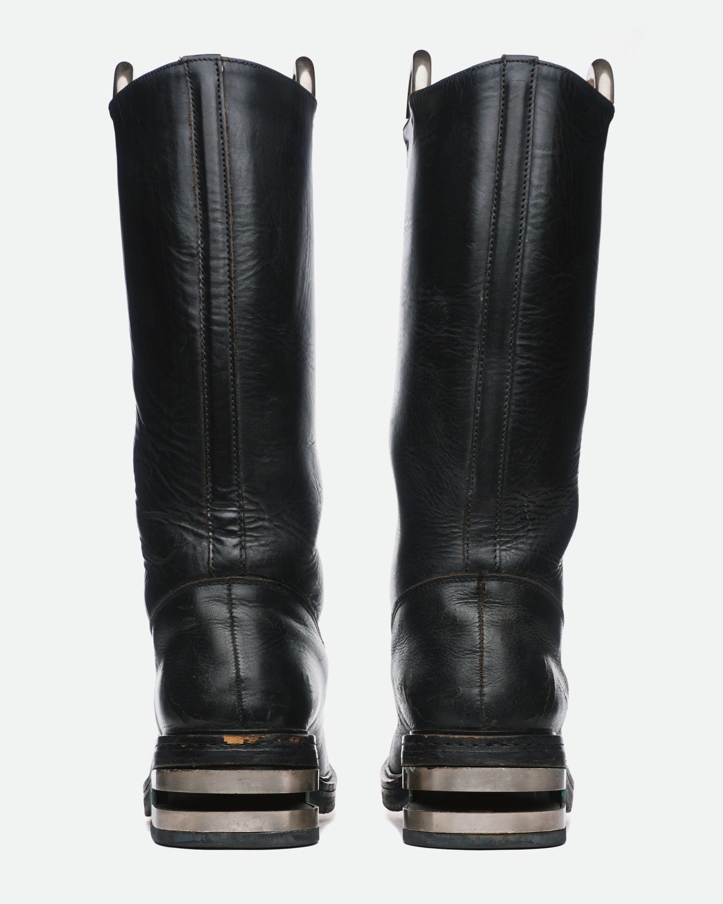 Dirk Bikkembergs Metal-Heel Thigh-High Boots