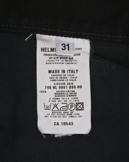 Helmut Lang Jeans SS99 Coated Denim Jeans