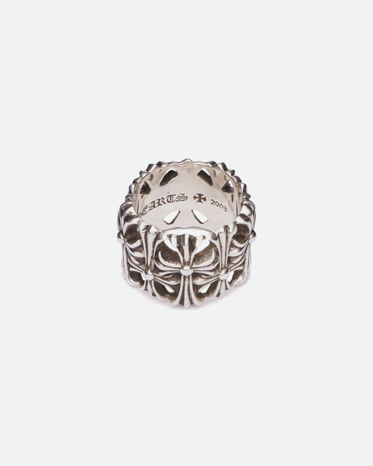 Chrome Hearts Round Cemetery Ring