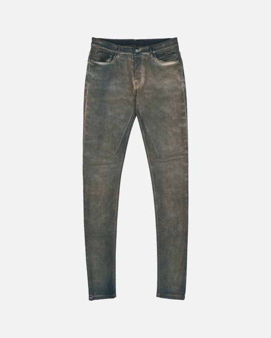 Rick Owens DRKSHDW Detroit Cut Oil-Wash Denim Jeans