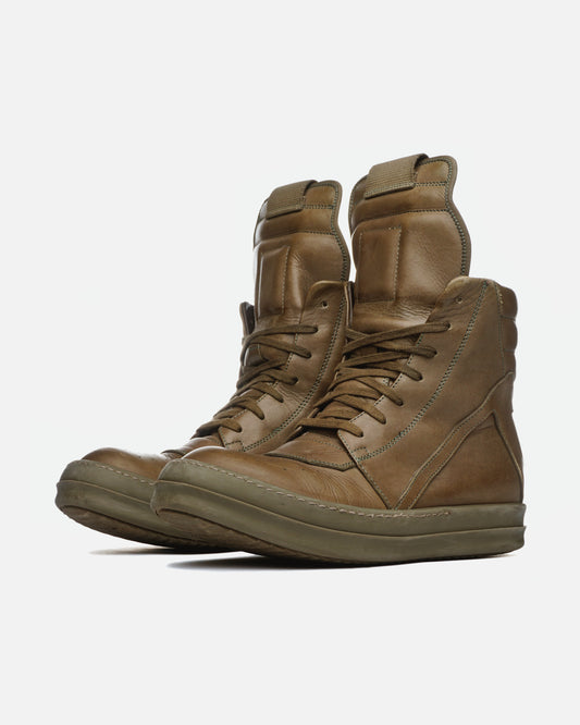 Rick Owens SS16 Cyclops Geobaskets 40 palm green