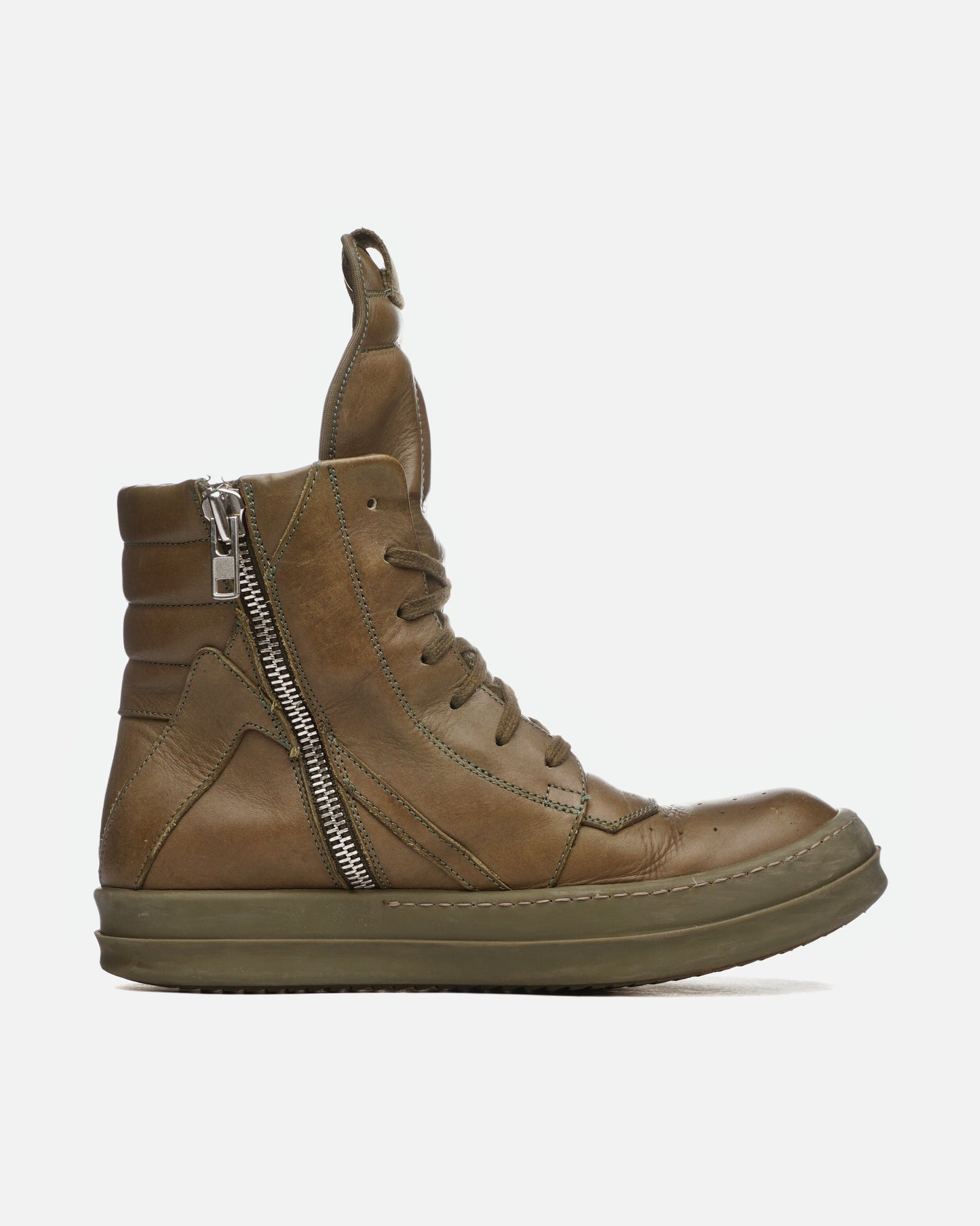 Rick Owens SS16 Cyclops Geobaskets 40 palm green