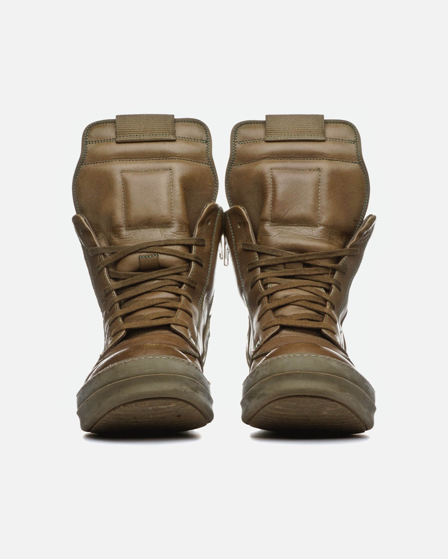 Rick Owens SS16 Cyclops Geobaskets 40 palm green