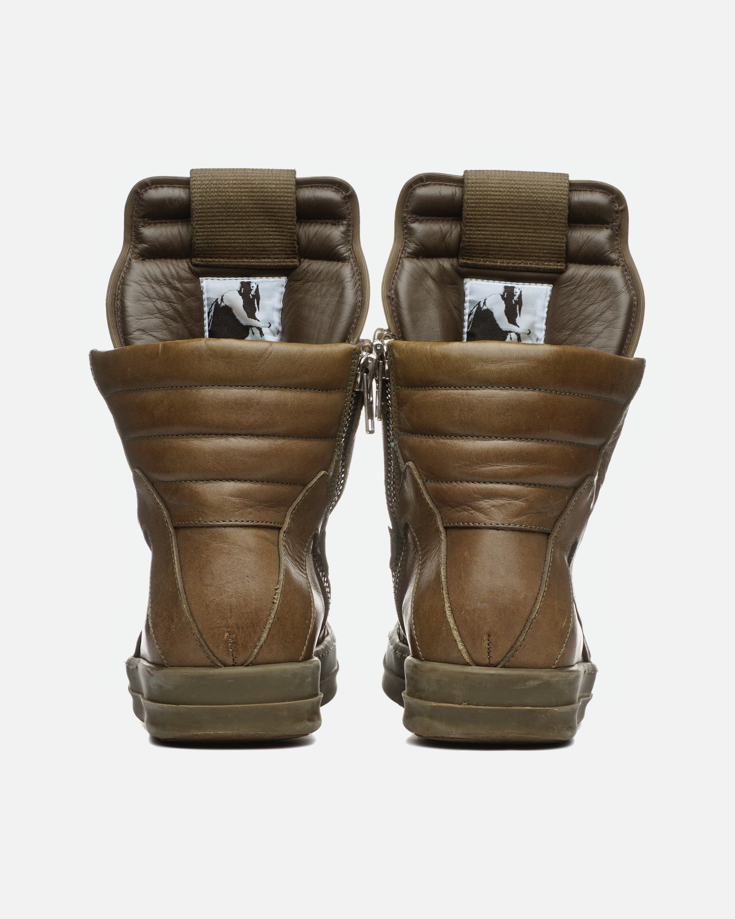 Rick Owens SS16 Cyclops Geobaskets 40 palm green