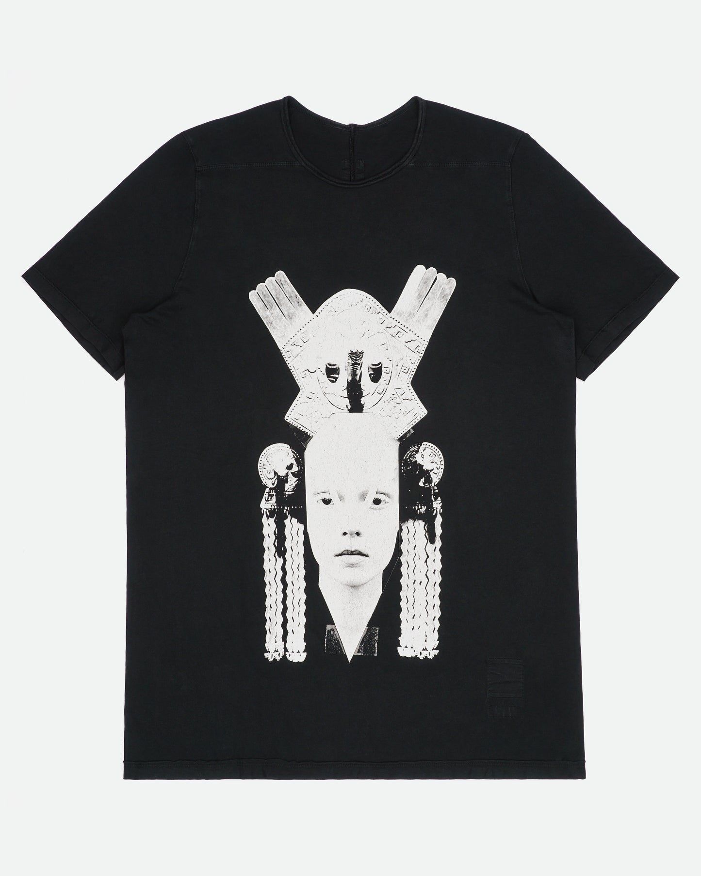 Rick Owens DRKSHDW SS20 TECUATL Sombra Oscura Print-Tshirt