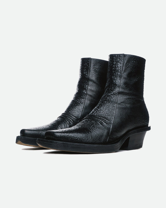 1070 ALYX 9SM Leather Toad Print Leone Boots