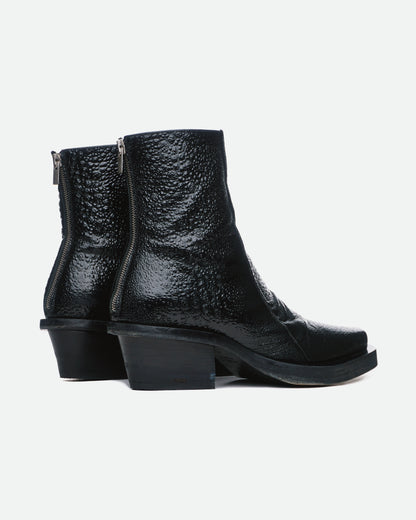 1070 ALYX 9SM Leather Toad Print Leone Boots