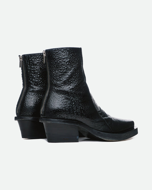 1070 ALYX 9SM Leather Toad Print Leone Boots