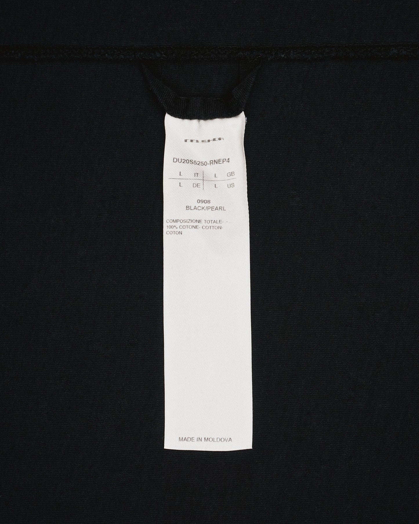 Rick Owens DRKSHDW SS20 TECUATL Sombra Oscura Print-Tshirt