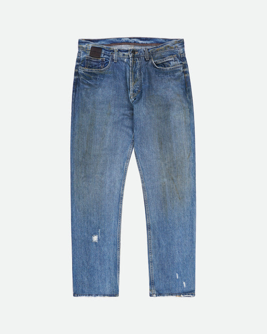Rick Owens SLAB 2001 Oil-Wax Denim Jeans