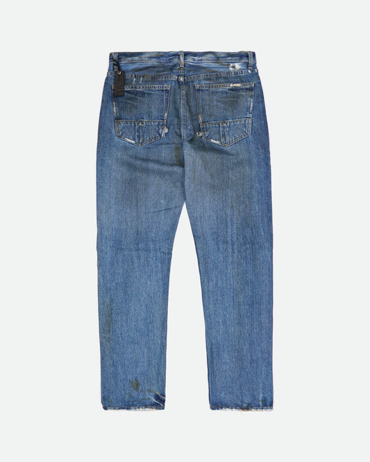 Rick Owens SLAB 2001 Oil-Wax Denim Jeans