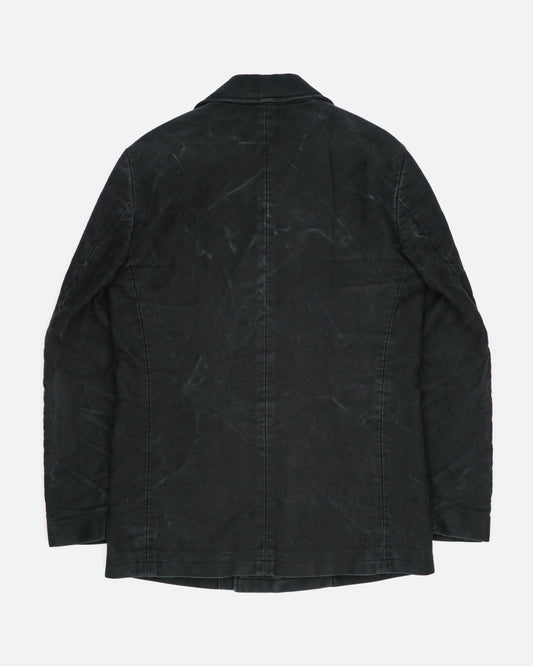 Helmut Lang 1990s Faded Peacoat