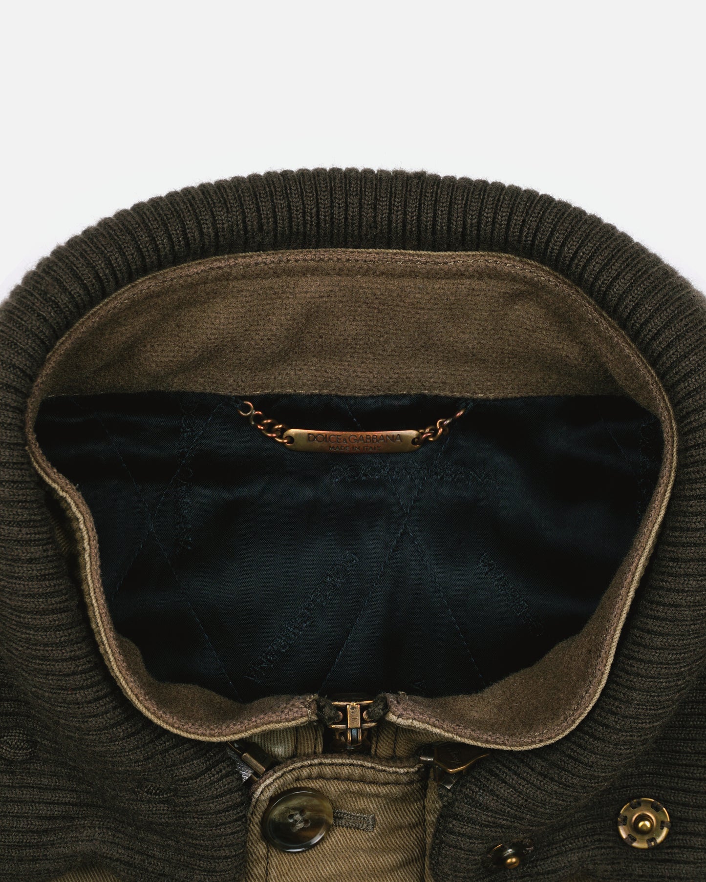 Dolce & Gabbana AW03 Multi-Zipper Bomber Jacket