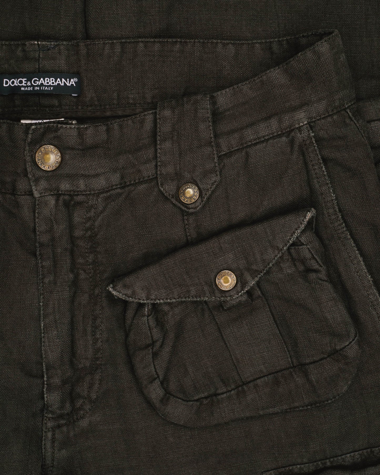 Dolce & Gabbana SS03 Hunting Cargo Pants