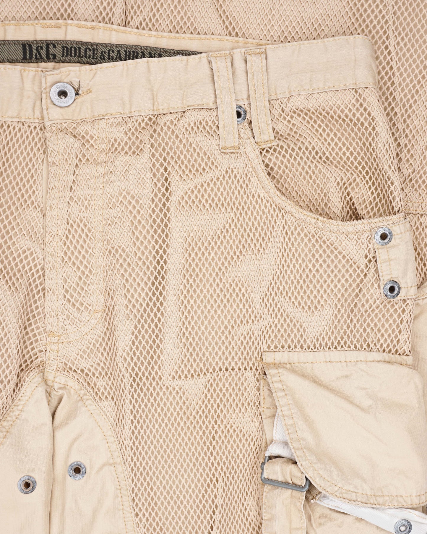 Dolce & Gabbana SS03 Net Cargo Pants