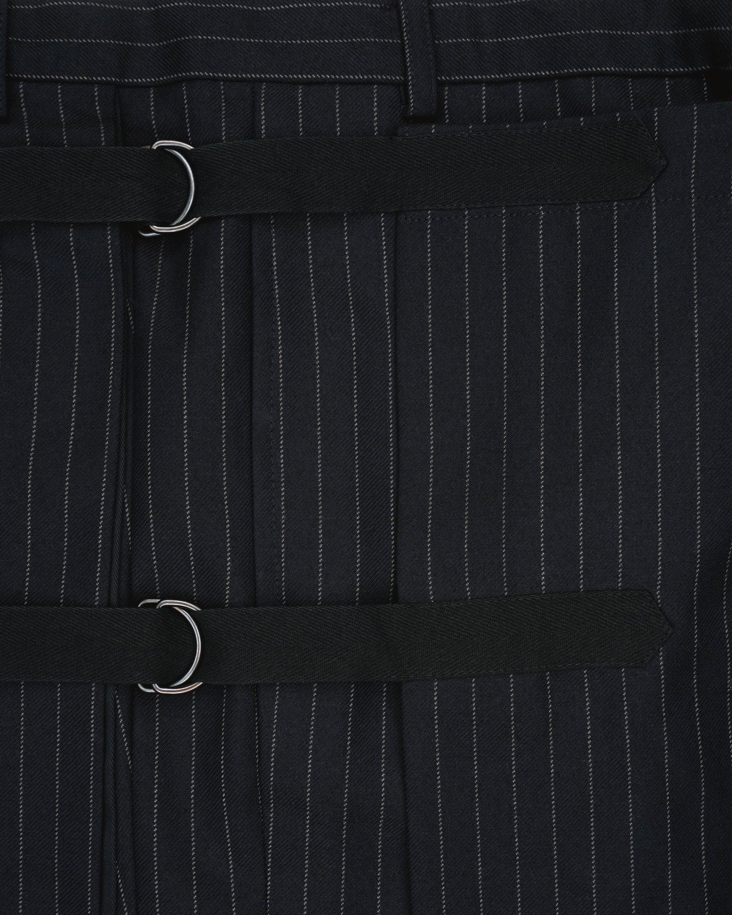 Dries van Noten AW15 Pinstripe Bondage Skirt Pants