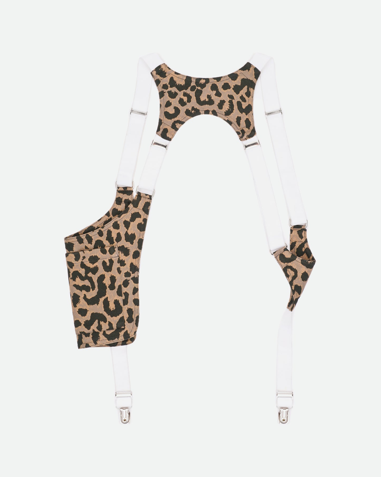 Dries van Noten SS14 Leopard Holster Suspenders