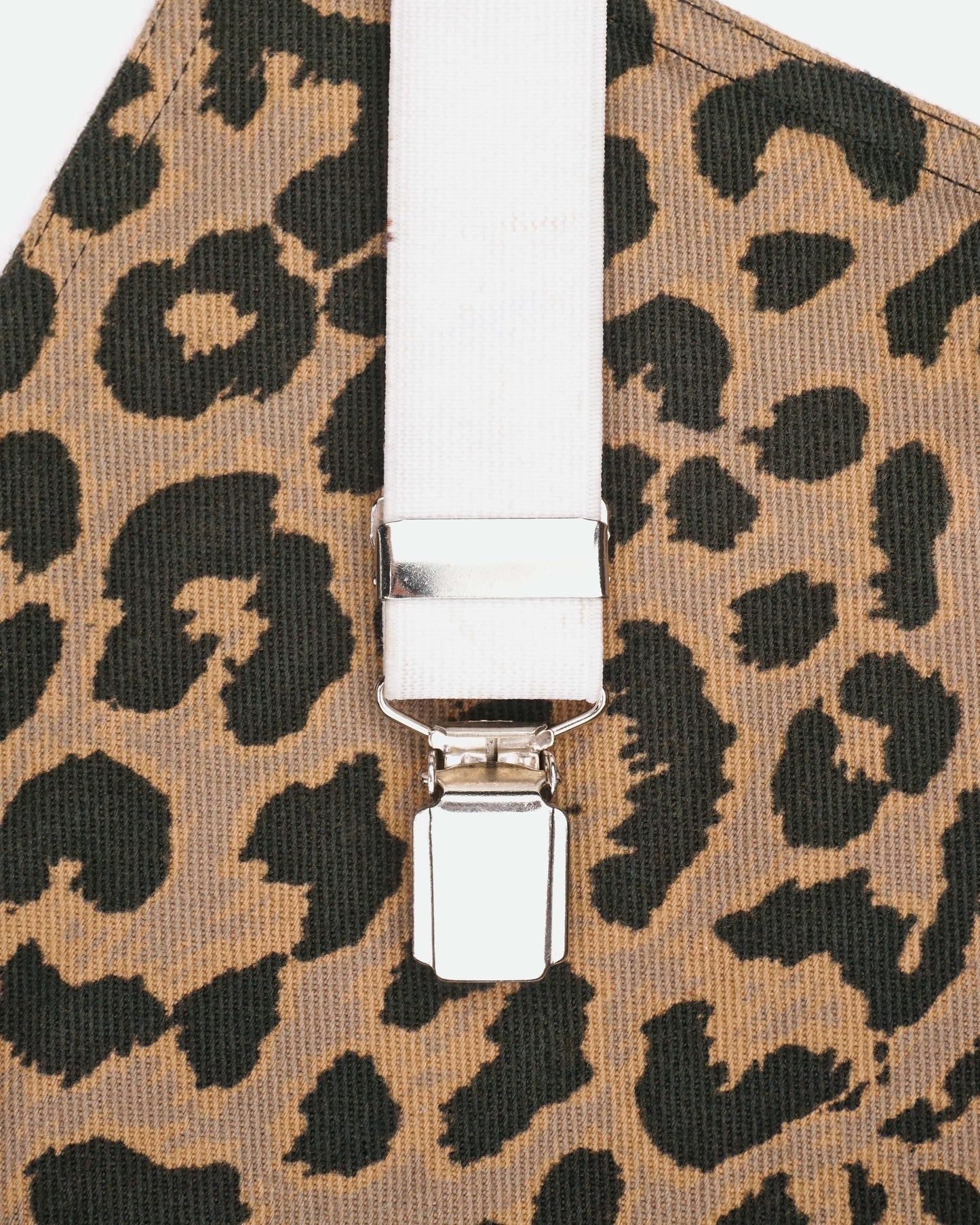 Dries van Noten SS14 Leopard Holster Suspenders