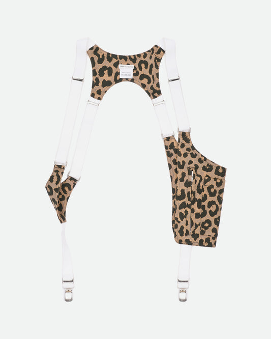 Dries van Noten SS14 Leopard Holster Suspenders