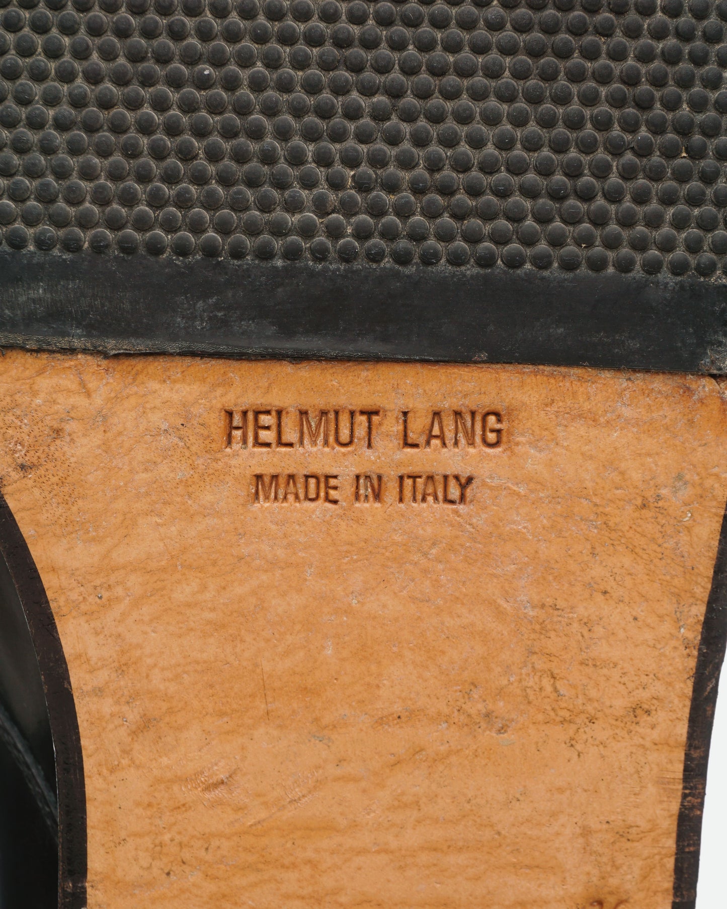 Helmut Lang SS04 Metal-Heel Derbys