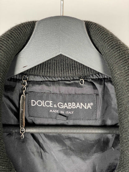 Dolce & Gabbana FW07 Black Multi-Zipper Bomber Jacket