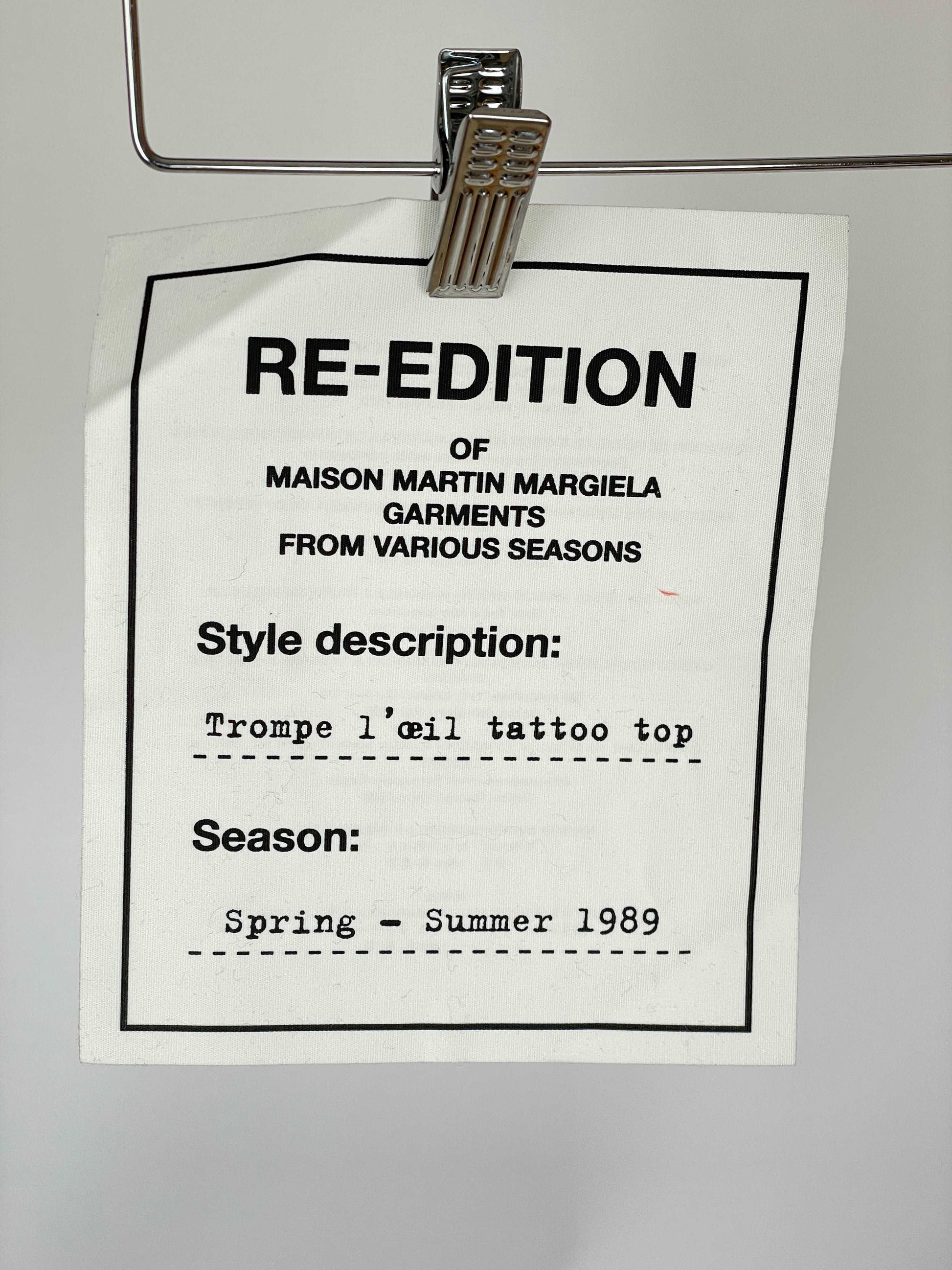 H&M x Maison Margiela Tatoo Longsleeve