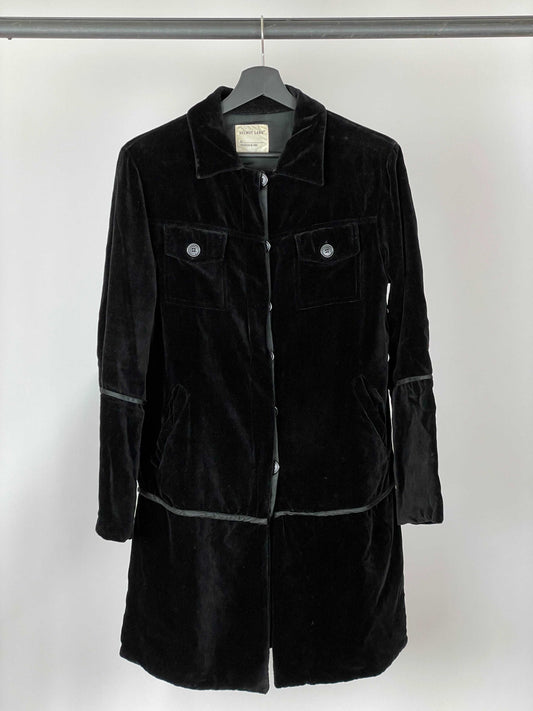 Helmut Lang 1996 Velvet Coat