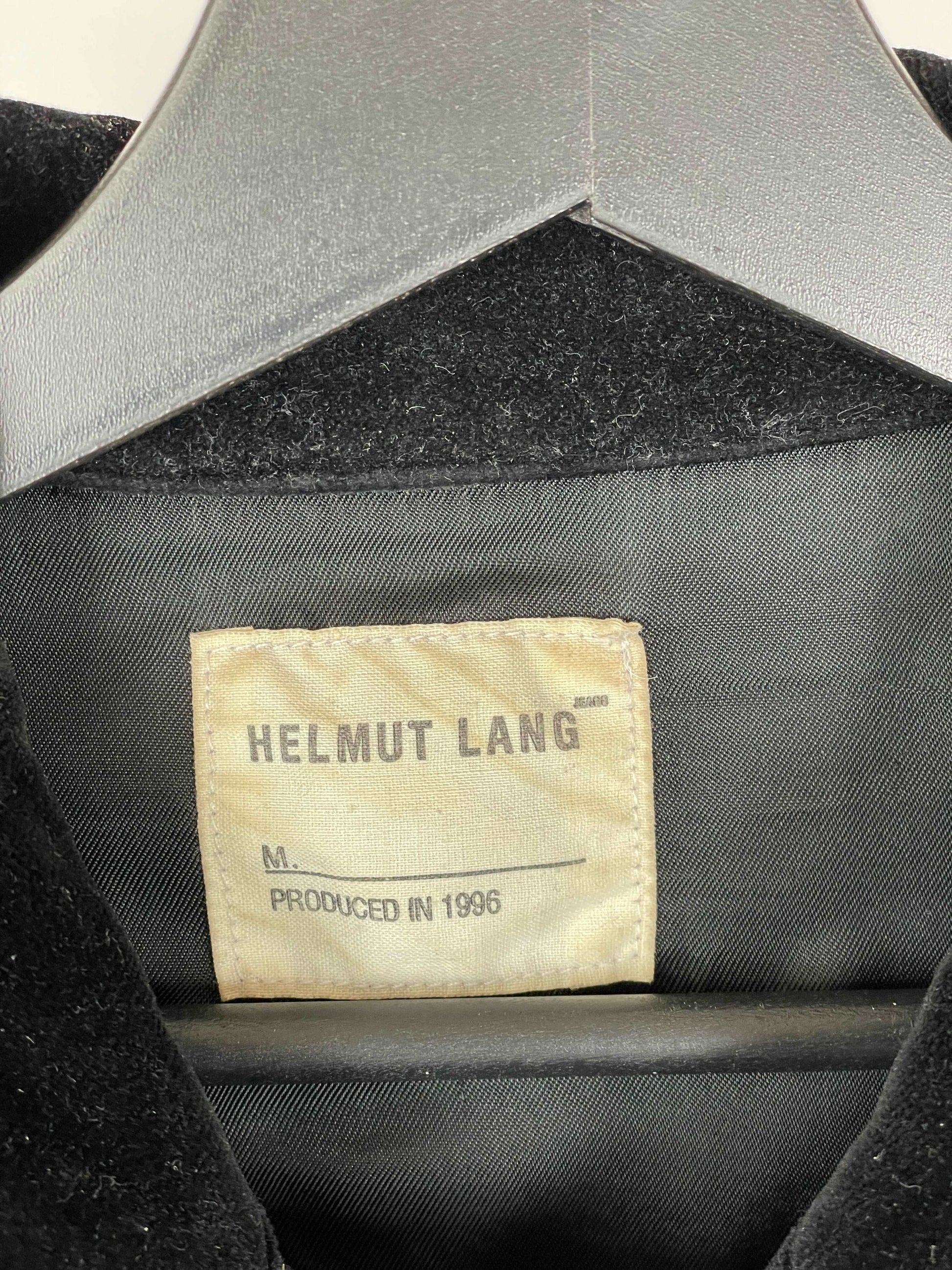 Helmut Lang 1996 Velvet Coat