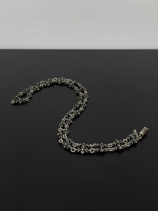Chrome Hearts Tiny E Plus Cross Necklace