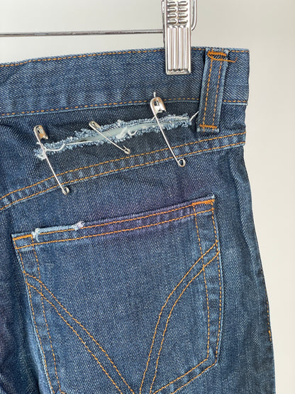 Dolce & Gabbana SS01 Safety Pin Denim Jeans