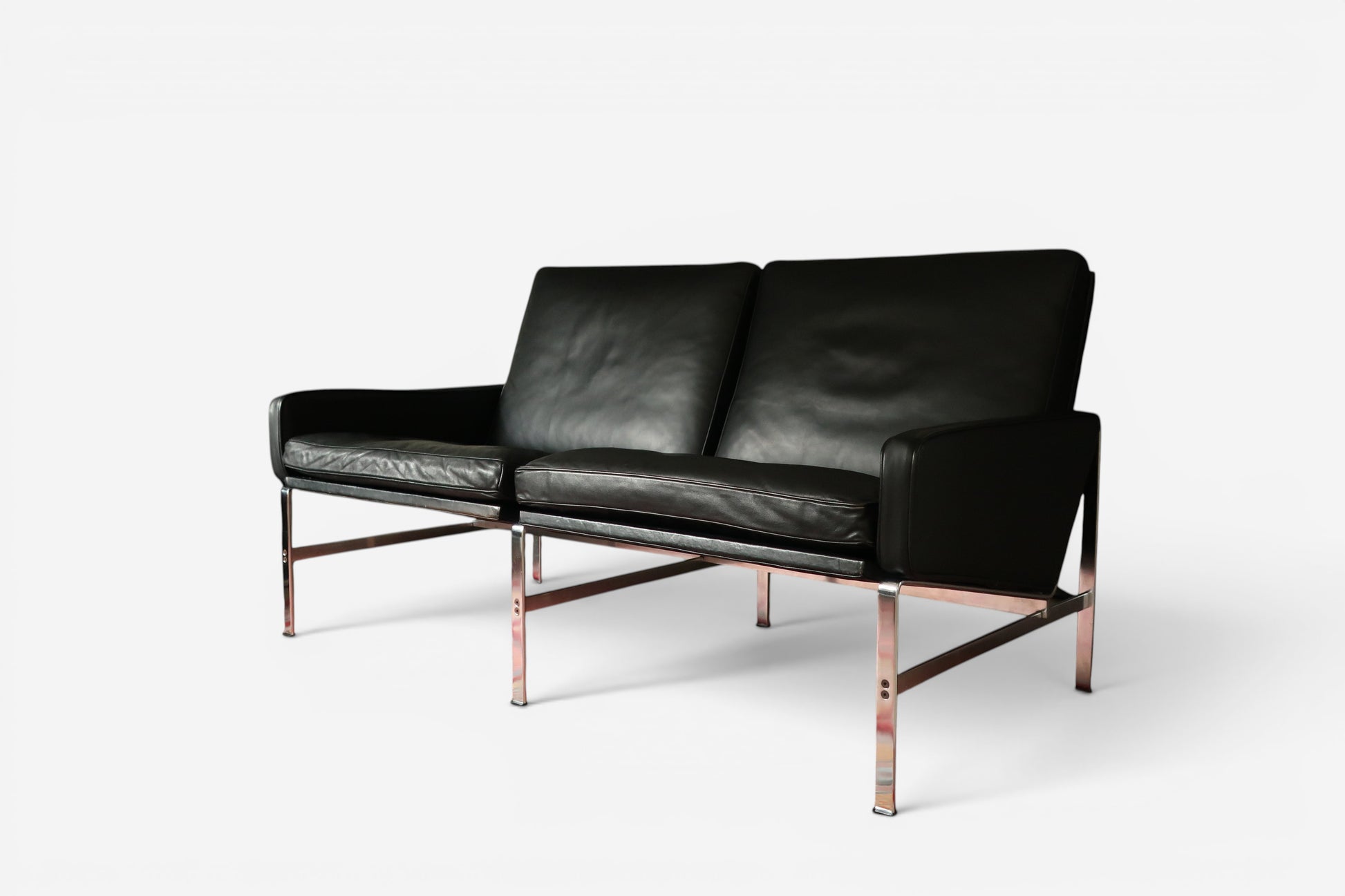 Kill International 1960s FK 6722 Jorgen Kastholm & Preben Fabricius Sofa