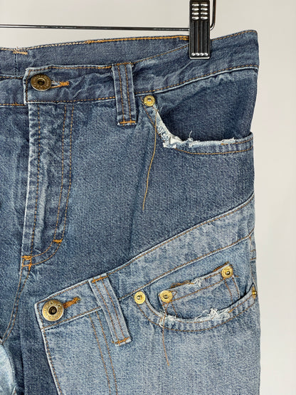 Dolce & Gabbana Reconstructed Jeans
