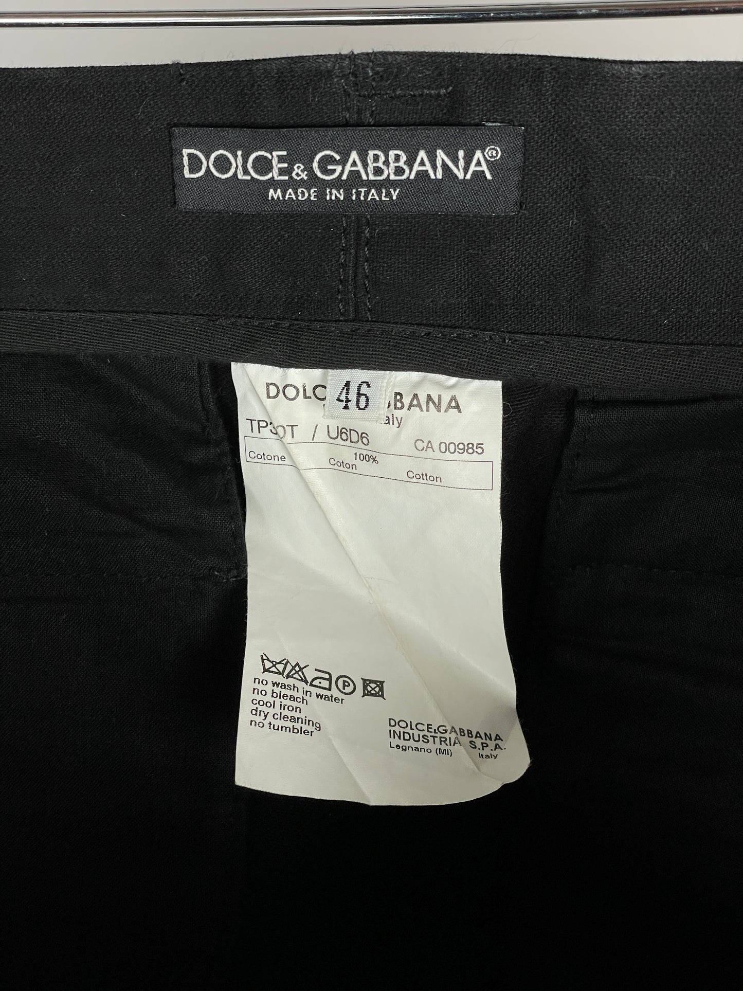 Dolce & Gabbana Zipper Cargo Black