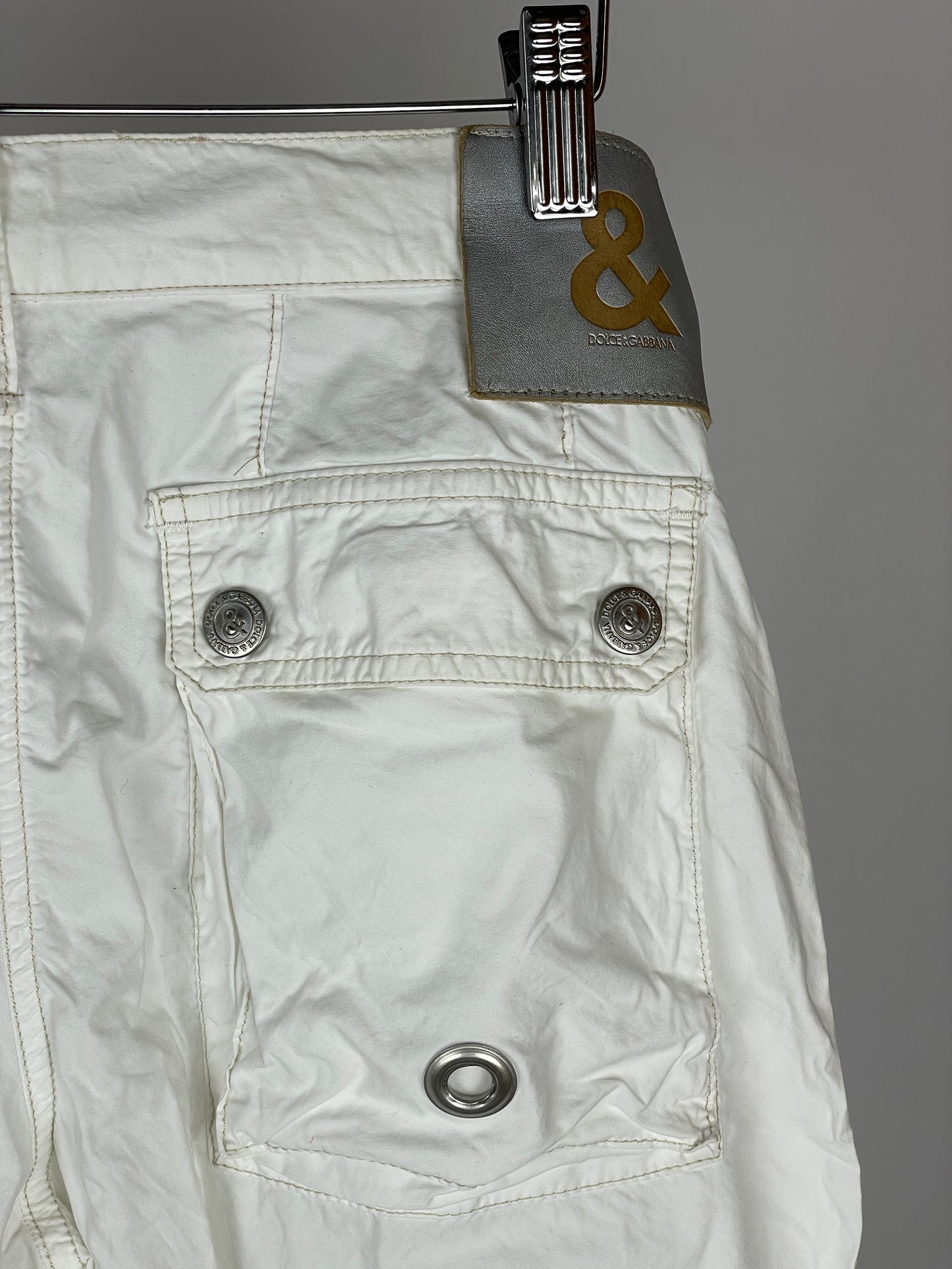 Dolce & Gabbana Cargo Pants White