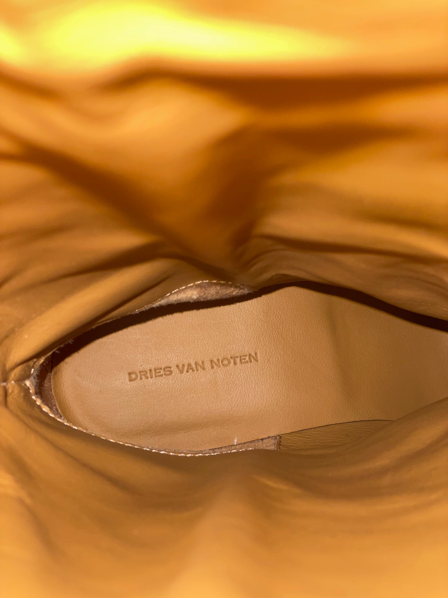Dries van Noten SS23 Snakeskin Western Cowboy Boots