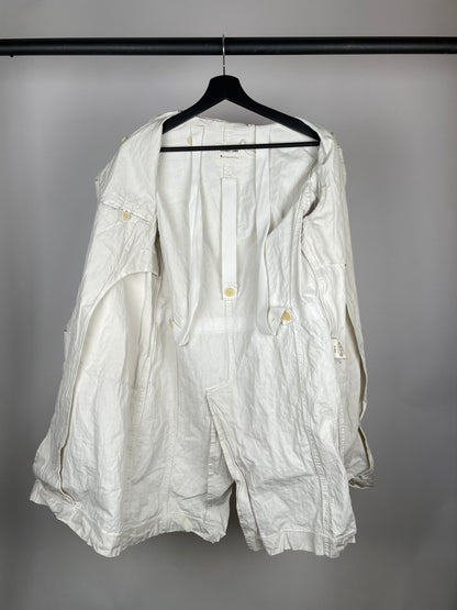 Helmut Lang Astro Coat White