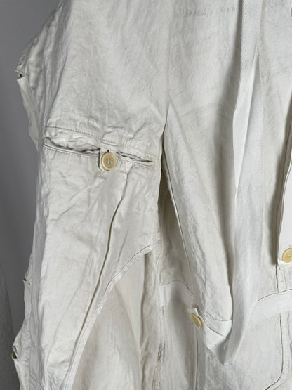 Helmut Lang Astro Coat White