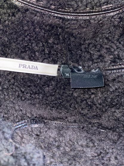 Prada AW03 Leather Fur Ushanka Trapper Hat