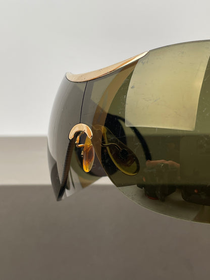 Dior by John Galliano 2000s Sport 2 Wrap Mask Shield Sunglasses