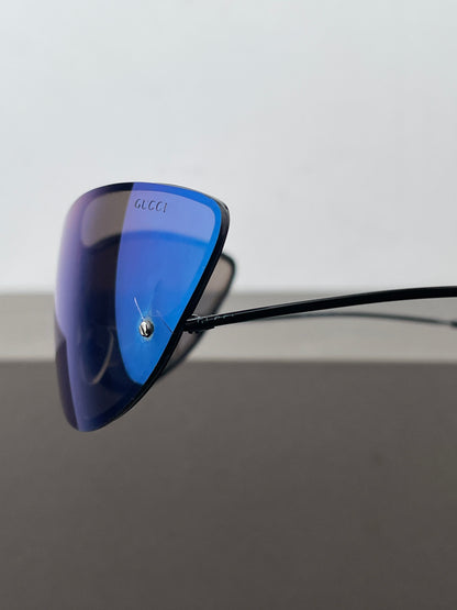 Gucci by Tom Ford SS01 GG2665/S Wrap Mask Shield Cat Eye Sunglasses