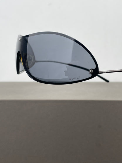 Gucci by Tom Ford SS01 GG1658 Wrap Shield Sunglasses