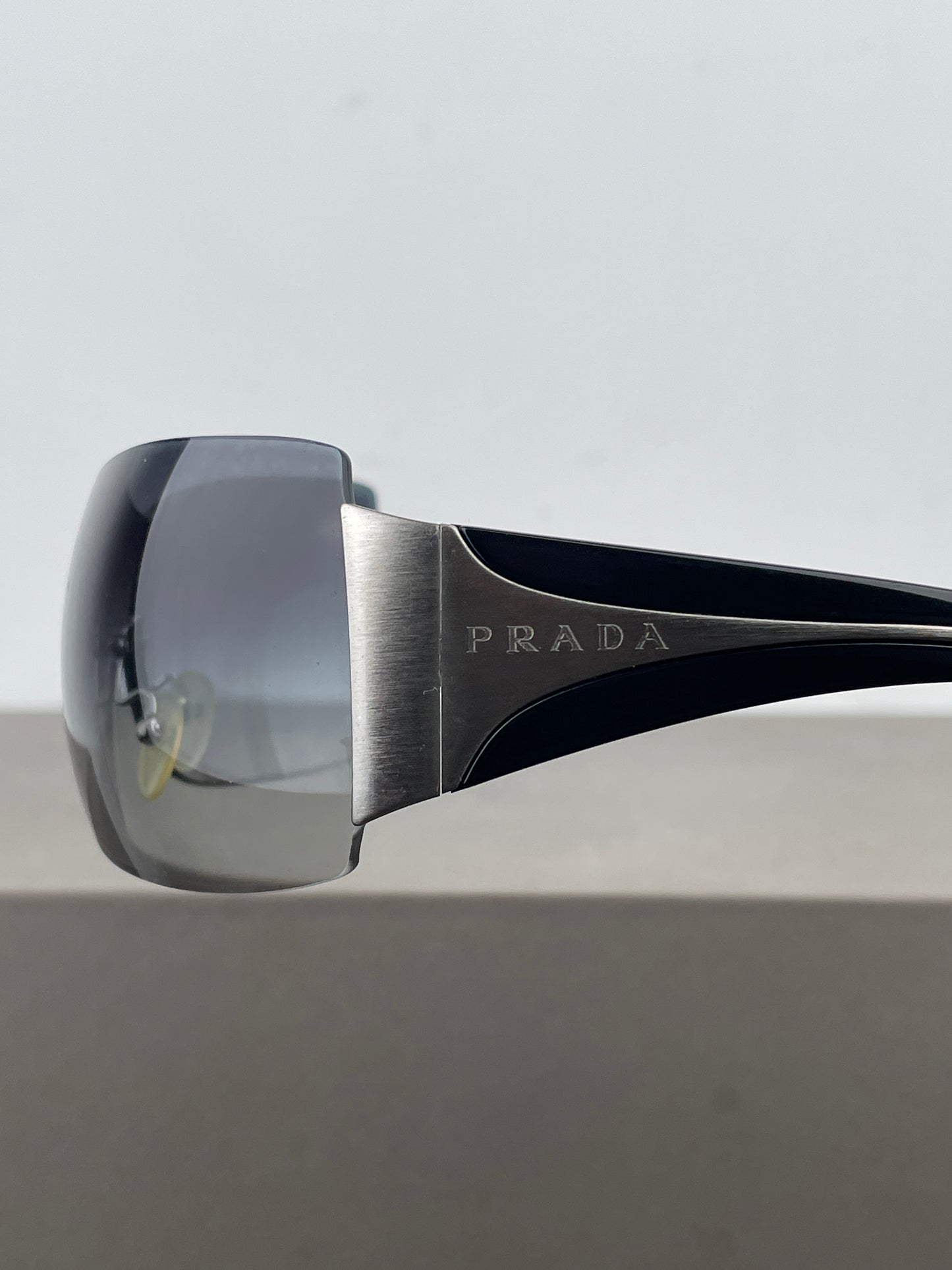 Prada SS04 ‘SPR04I’ Wrap Mask Shield Sunglasses