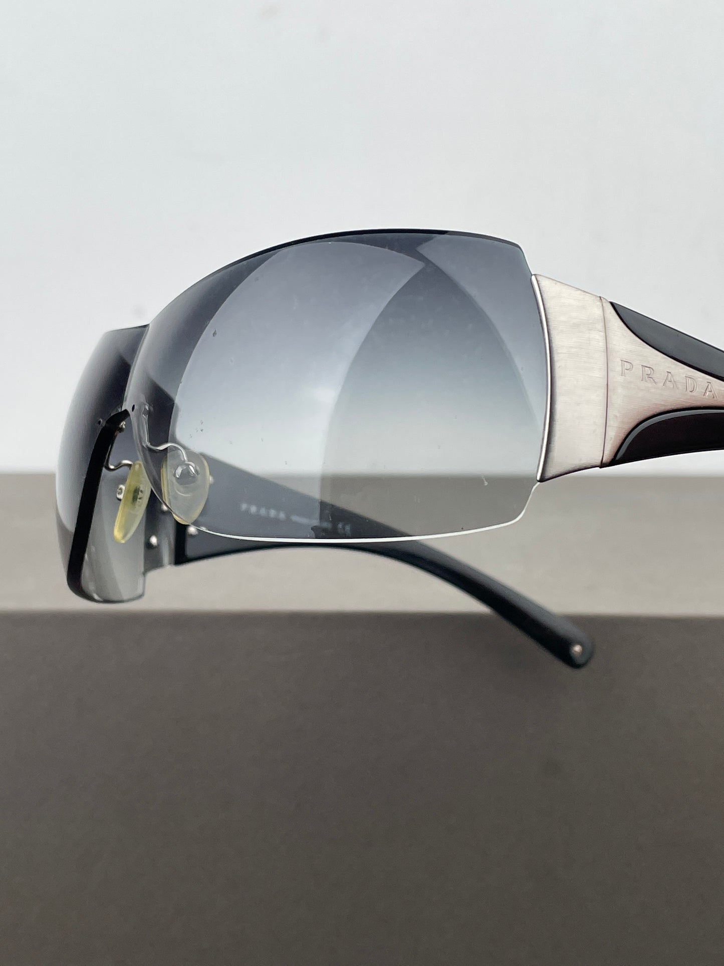 Prada SS04 ‘SPR04I’ Wrap Mask Shield Sunglasses