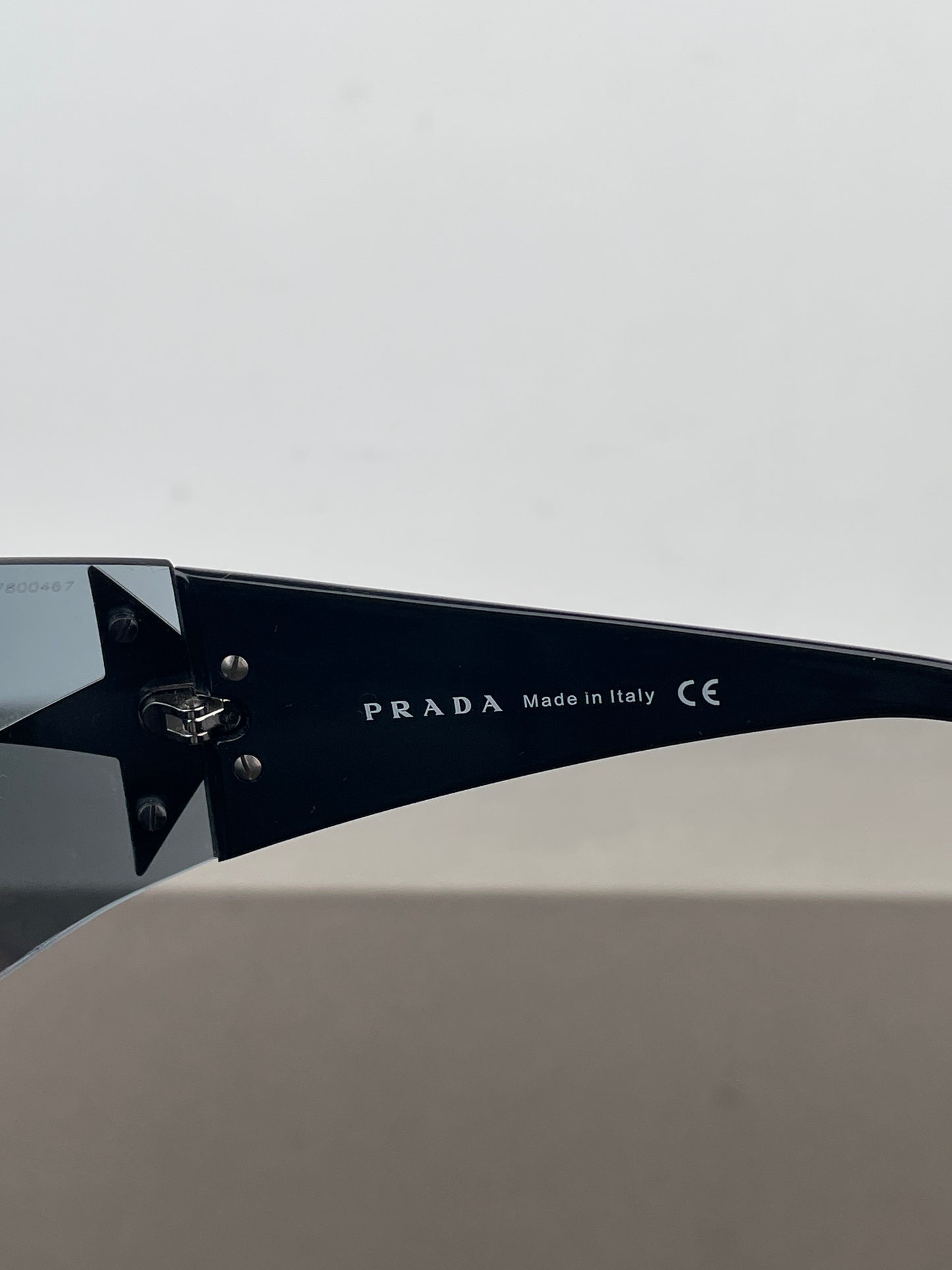 Prada SS04 ‘SPR72G’ Star Wrap Mask Shield Sunglasses