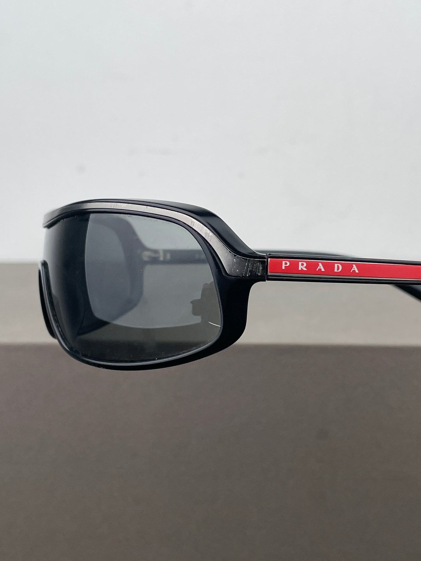 Prada SS04 ‘SPS06D’ Sports Wrap Mask Shield Sunglasses