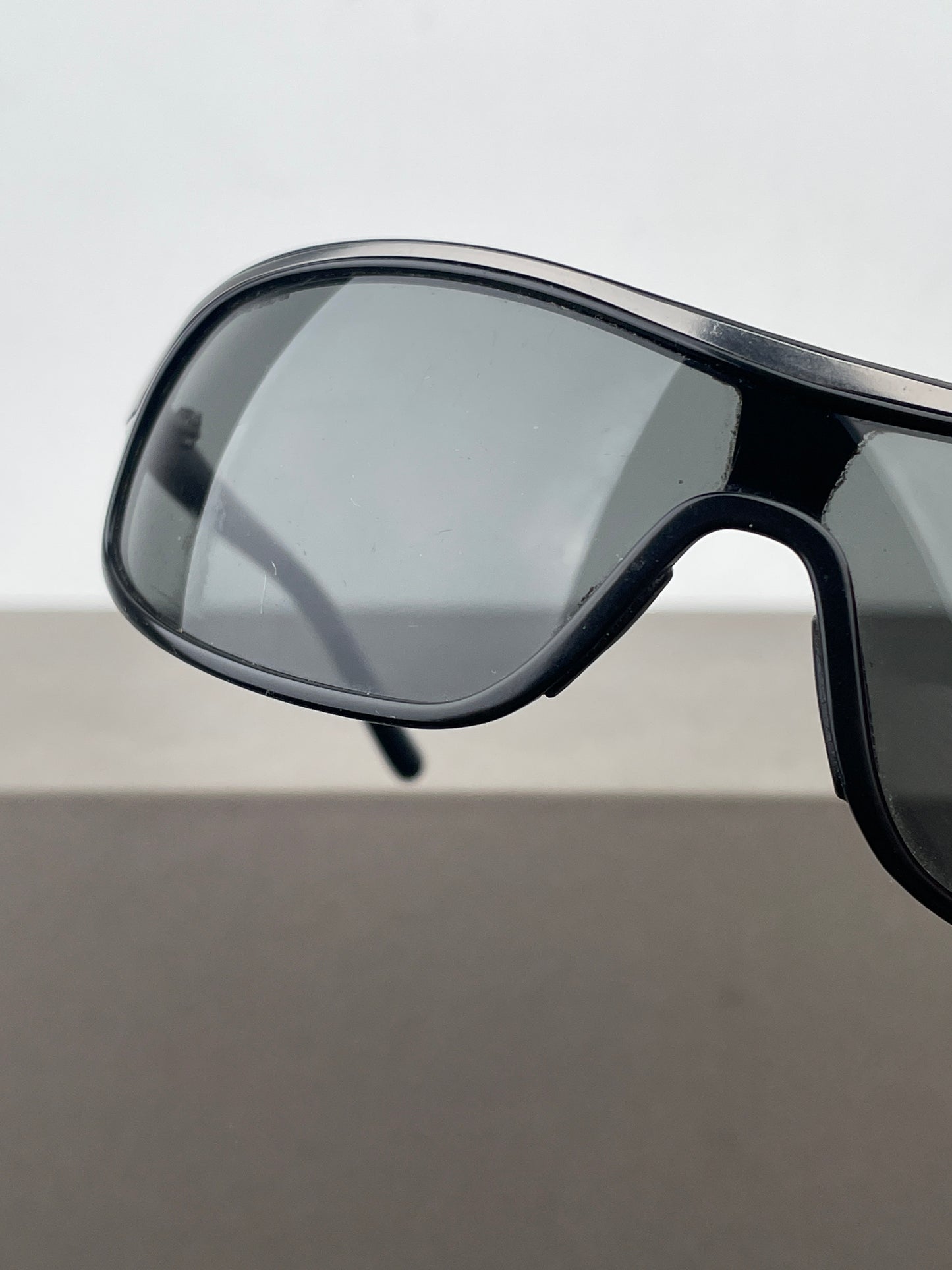 Prada SS04 ‘SPS06D’ Sports Wrap Mask Shield Sunglasses