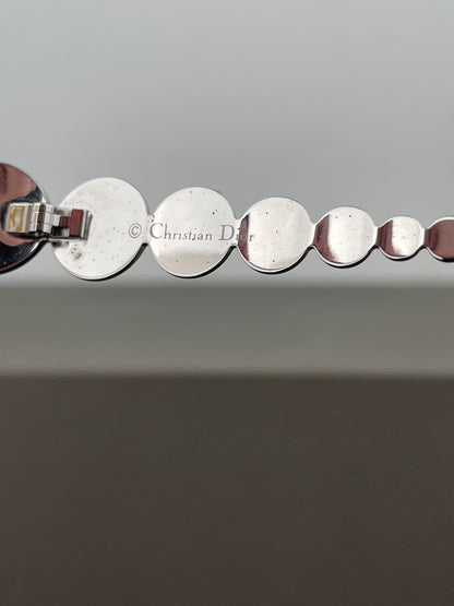 Dior by Galliano SS04 ‘Millenium’ Ruthenium Wrap Mask Shield Sunglasses