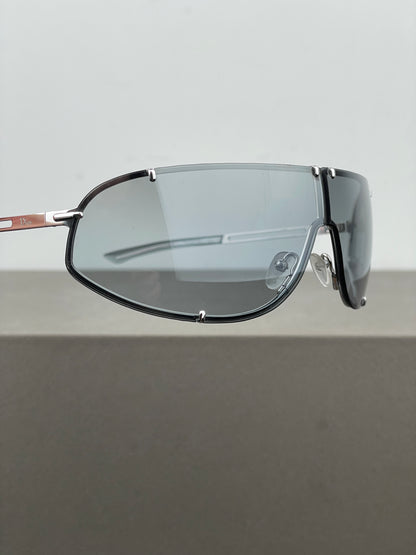 Dior by Galliano AW00 ‘Cossack’ Wrap Mask Shield Sunglasses